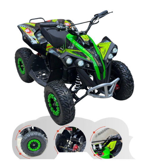 صورة دباب الكهرباء الرباعي — الوحش الأخضر 800 واط